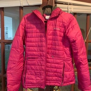 Columbia Omni-Shield pink winter coat